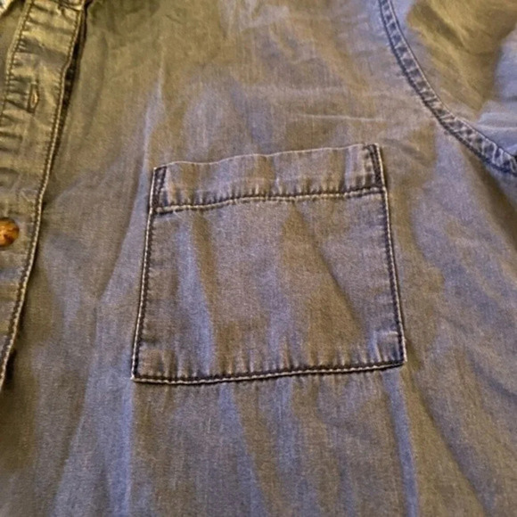 Davina denim button up shirt. - Picture 3 of 5